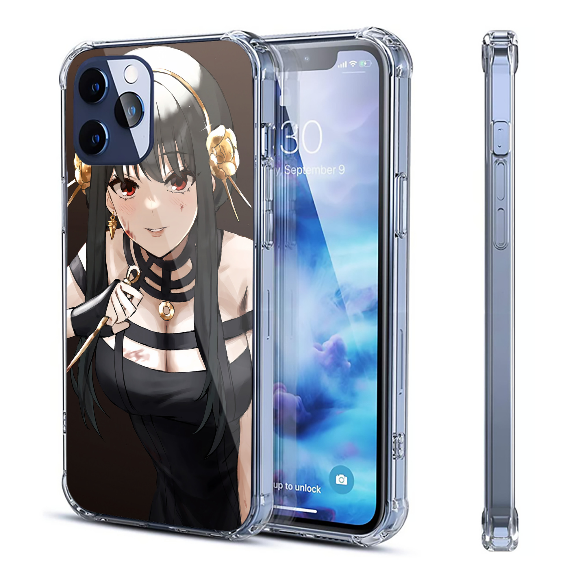 （画像用） SPY×FAMILY间谍家家酒 【iPhone 12シリーズ対応】透明スマホケース（クリアソフトケース）